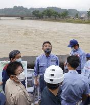 Aftermath of torrential rain in southwestern Japan