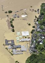 Aftermath of torrential rain in southwestern Japan