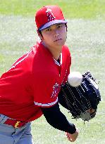 Baseball: Los Angeles Angels' Shohei Ohtani