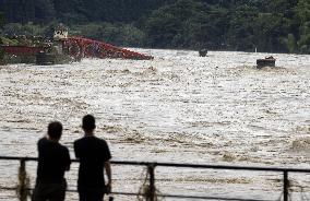 Aftermath of torrential rain in southwestern Japan