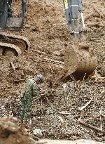 Aftermath of torrential rain in southwestern Japan