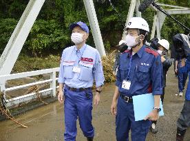 Aftermath of torrential rain in southwestern Japan