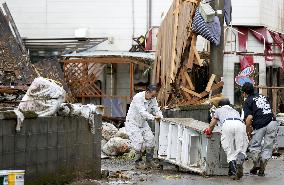 Torrential rain in southwestern Japan