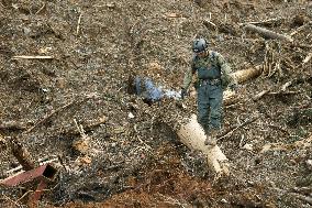 Aftermath of torrential rain in southwestern Japan