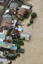 Torrential rain in central Japan