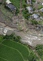 Aftermath of torrential rain in southwestern Japan