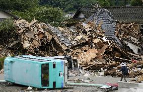 Torrential rain in southwestern Japan