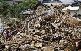 Torrential rain in southwestern Japan