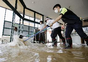 Torrential rain in southwestern Japan