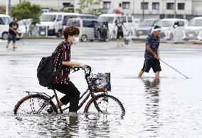 Torrential rain in southwestern Japan