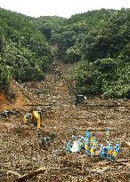 Aftermath of torrential rain in southwestern Japan