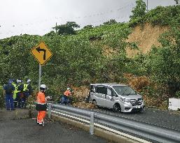 Landslide in Kyoto