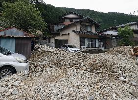 Torrential rain in central Japan