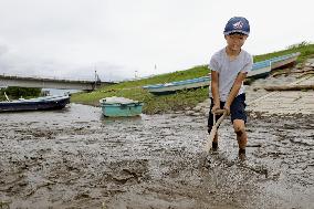 Aftermath of torrential rain in southwestern Japan