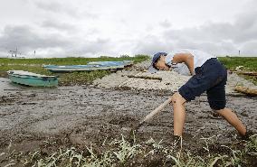 Aftermath of torrential rain in southwestern Japan