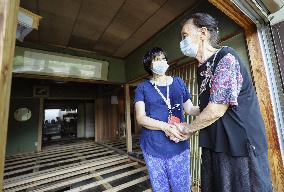 Aftermath of torrential rain in southwestern Japan