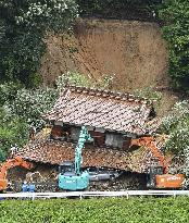 Heavy rain in western Japan