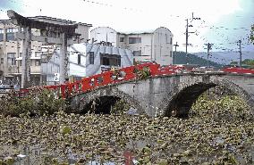 Aftermath of torrential rain in southwestern Japan