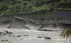 Aftermath of torrential rain in central Japan