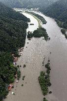 Heavy rain in western Japan