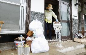 Heavy rain in western Japan