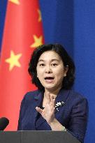 Chinese Foreign Ministry spokeswoman Hua