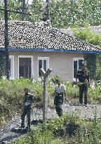 China-North Korea border