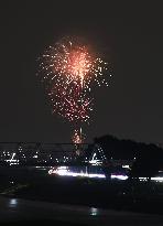 Fireworks light up Japan