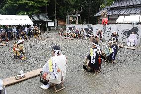 Traditional horse event in Japan
