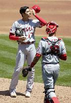 Baseball: Angels v Athletics