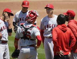 Baseball: Angels v Athletics