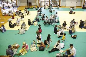 Heavy rain in northeastern Japan