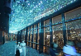 Milky Way illumination at Tokyo Tower observation deck