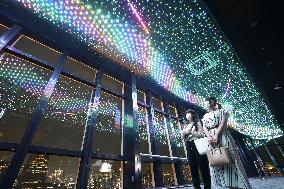 Milky Way illumination at Tokyo Tower observation deck