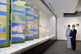 Japanese Emperor at exhibition