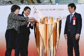 Tour of Olympic flame in Japan