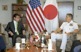 Japan defense minister in Hawaii