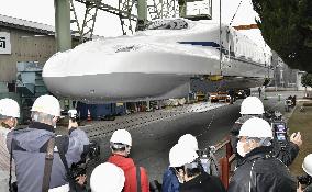 New shinkansen bullet train