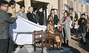Statue symbolizing "comfort women" in U.S.