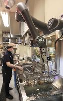 Noodle-making robot in Japan