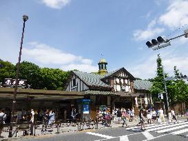 Old building of Tokyo's Harajuku Station