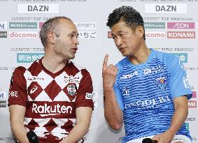 Football: J-League press conference