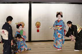 Traditional dance festival in Kyoto