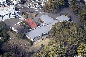 New house of ex-Japanese emperor, empress