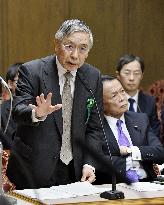 BOJ chief at parliament