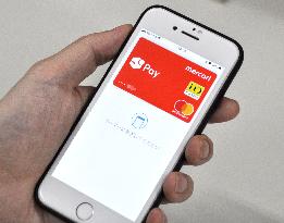 Merpay smartphone payment service in Japan