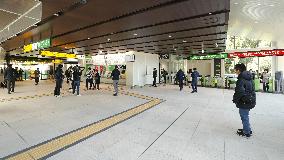 New building of Tokyo's Harajuku Station