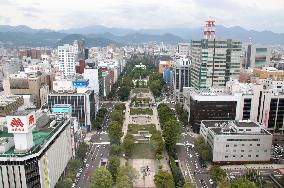 Sapporo in Japan's Hokkaido