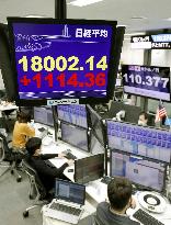 Tokyo stock market surge