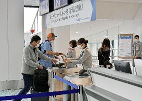 Opening of new flight paths above central Tokyo